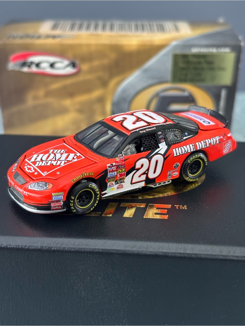 Die-Cast 1:64 #20 Red NASCAR Race Car Toy